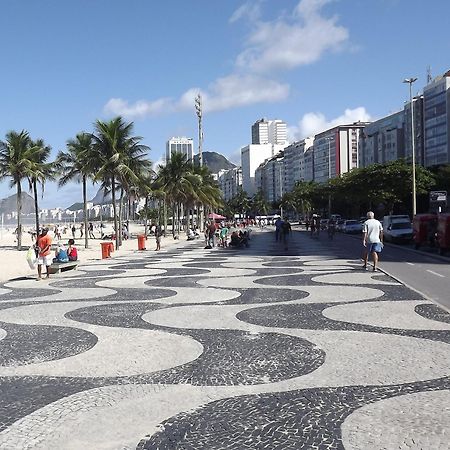 Vista Lateral Mar Copacabana Rio de Janeiro Exteriér fotografie