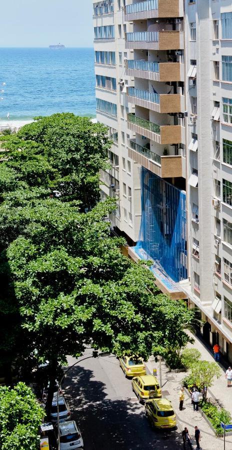 Vista Lateral Mar Copacabana Rio de Janeiro Exteriér fotografie